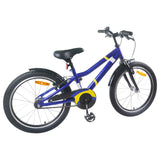 Vidaxl kinderfiets 20 inch voor 6-11 jaar oud blauw en zwart