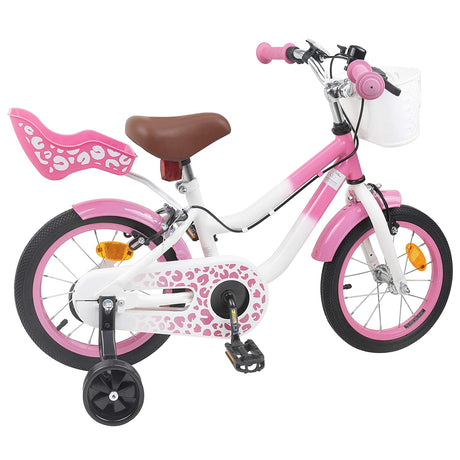 Vidaxl kinderfiets 16 inch voor 4-6 jaar oud lichtroze