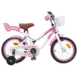 Vidaxl kinderfiets 16 inch voor 4-6 jaar oud lichtroze