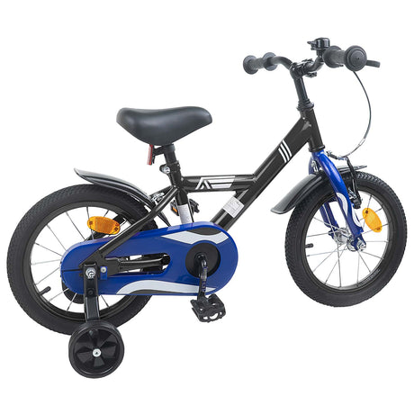 Vidaxl kinderfiets 16 inch voor 4-6 jaar oud zwart