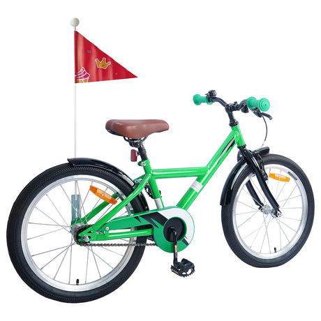 Vidaxl kinderfiets 18 inch voor 5-7 jaar groen