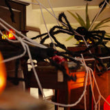 Vidaxl halloween spindecoratie met webben 2 st zwart en wit 200 cm