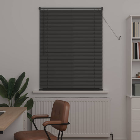 Vidaxl venetiaanse jaloezie zilvergrijs 150 x 80 cm 25 mm pvc