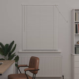 Vidaxl venetiaanse jaloezie wit 150 x 70 cm 25 mm pvc