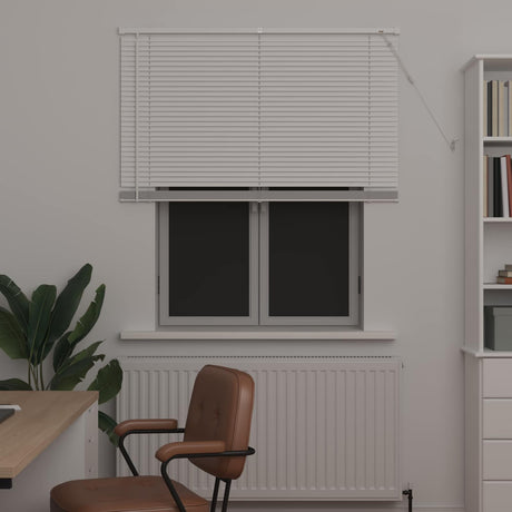 Vidaxl venetiaanse jaloezie wit 150 x 120 cm 25 mm pvc