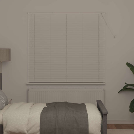 Vidaxl venetiaanse jaloezie wit 150 x 130 cm 25 mm pvc