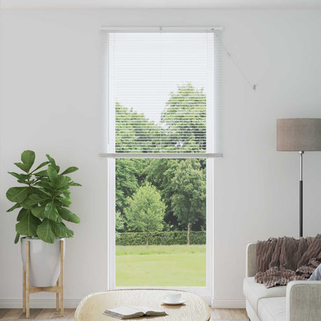 Vidaxl venetiaanse jaloezie wit 213 x 100 cm 25 mm pvc