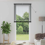 Vidaxl venetiaanse jaloezie zwart 213 x 80 cm 25 mm pvc