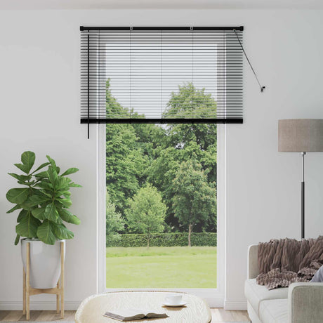 Vidaxl venetiaanse jaloezie zwart 213 x 130 cm 25 mm pvc