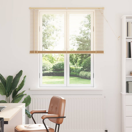 Vidaxl venetiaanse jaloezie lichtbruin met patroon 150 x 110 cm 25 mm
