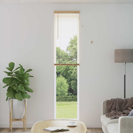 Vidaxl venetiaanse jaloezie lichtbruin met patroon 213 x 40 cm 25 mm