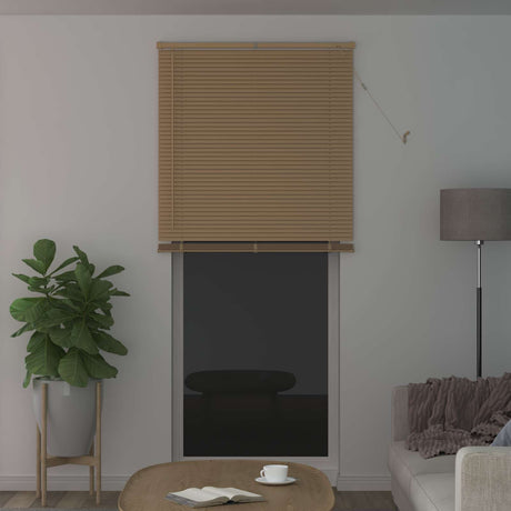 Vidaxl venetiaanse jaloezie lichtbruin met patroon 213 x 90 cm 25 mm