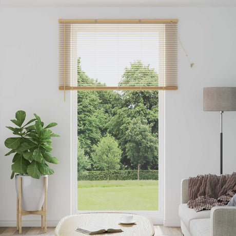 Vidaxl venetiaanse jaloezie lichtbruin met patroon 213 x 140 cm 25 mm