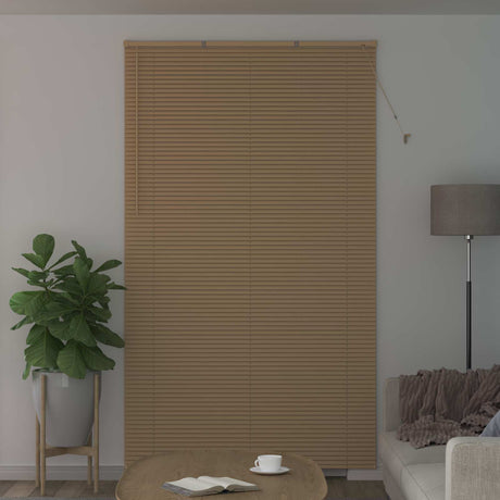 Vidaxl venetiaanse jaloezie lichtbruin met patroon 213 x 160 cm 25 mm