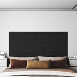 Vidaxl wandhoofdbord 12 st 90 x 15 cm zwart stof