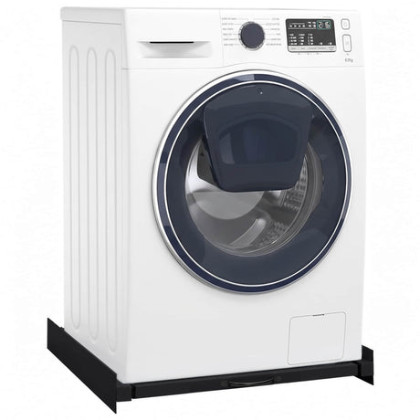 Vidaxl wasmachine tussenplank zwart 60 x 60 x 8 cm staal