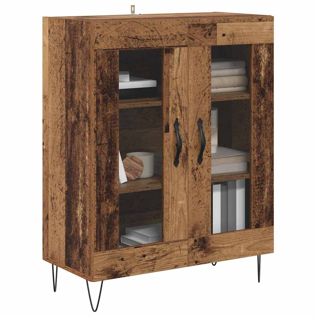 Vidaxl dressoir oud hout 69,5 x 34 x 90 cm bewerkt hout