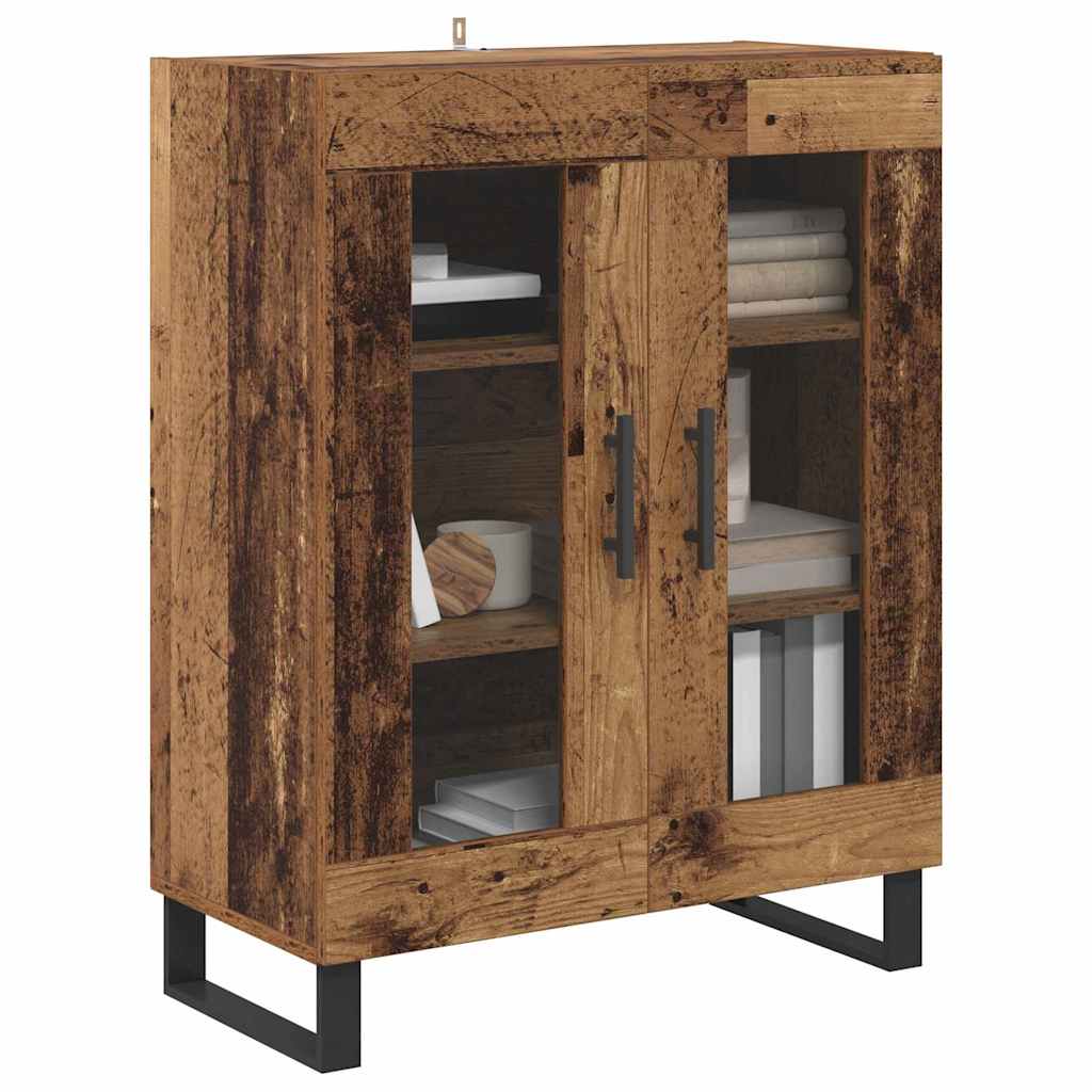 Vidaxl dressoir oud hout 69,5 x 34 x 90 cm bewerkt hout