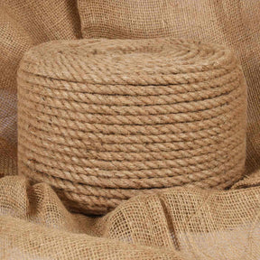 Vidaxl jute touw 2 st 2 mm 100 m naturel 100% tossa jute