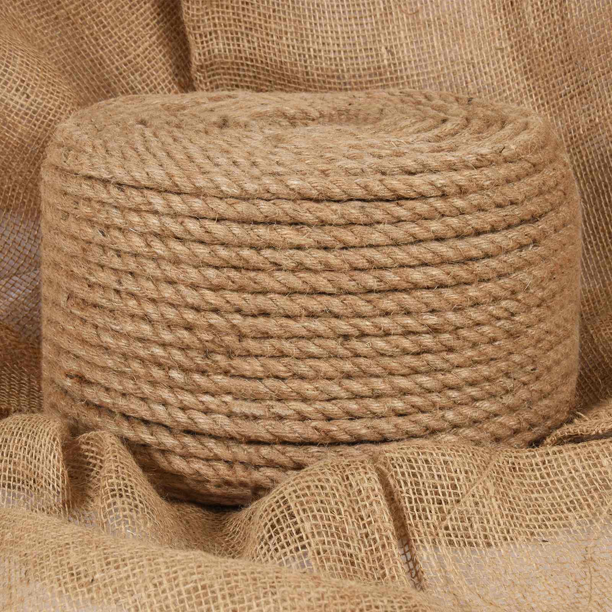 Vidaxl jute touw 10 st 2 mm naturel 100% tossa jute