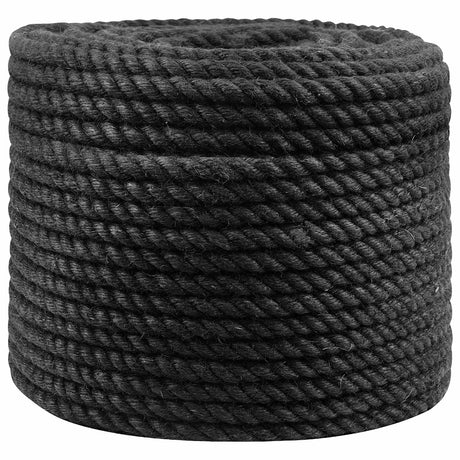 Vidaxl jute touw 12 mm zwart 100% tossa jute