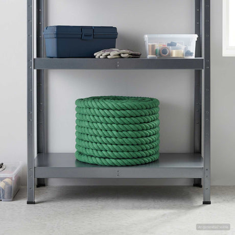 Vidaxl katoenen touw 16 mm 25 m groen 100% katoen