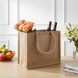 Vidaxl jute handtassen 5 naturel 26 x 22 x 14 cm 100% tossa jute