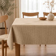 Vidaxl jute tafelkleed naturel ø 180 cm 100% tossa jute