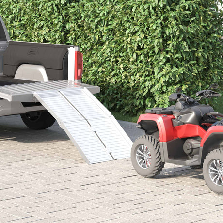 Vidaxl rolstoelhelling 270 kg zilver 270 kg aluminium