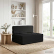 Vidaxl vouwbare bankbed zwart 70 x 72 x 60 cm stof