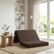 Vidaxl vouwbare bankbed 80 x 67 x 45 cm taupe