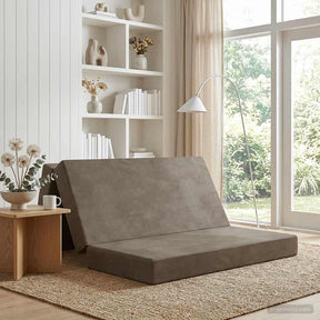 Vidaxl vouwbare bankbed 140 x 67 x 45 cm lichtgrijs