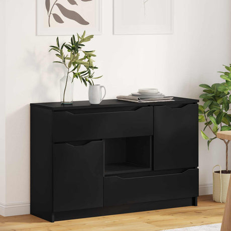 Vidaxl dressoir zwart 100 x 30 x 65,6 bewerkt hout