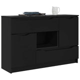 Vidaxl dressoir zwart 100 x 30 x 65,6 bewerkt hout