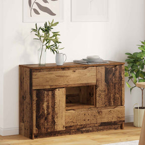 Vidaxl dressoir oud hout 100 x 30 x 65,6 bewerkt hout