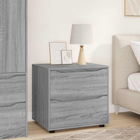 Vidaxl opbergkast 60 x 48 x 57 cm bewerkt hout grijs sonoma