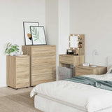 Vidaxl opbergkast 40 x 48 x 81 cm bewerkt hout sonoma eiken