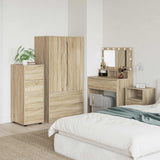 Vidaxl opbergkast 40 x 48 x 105 cm bewerkt hout sonoma eiken