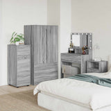 Vidaxl opbergkast 40 x 48 x 105 cm bewerkt hout grijs sonoma