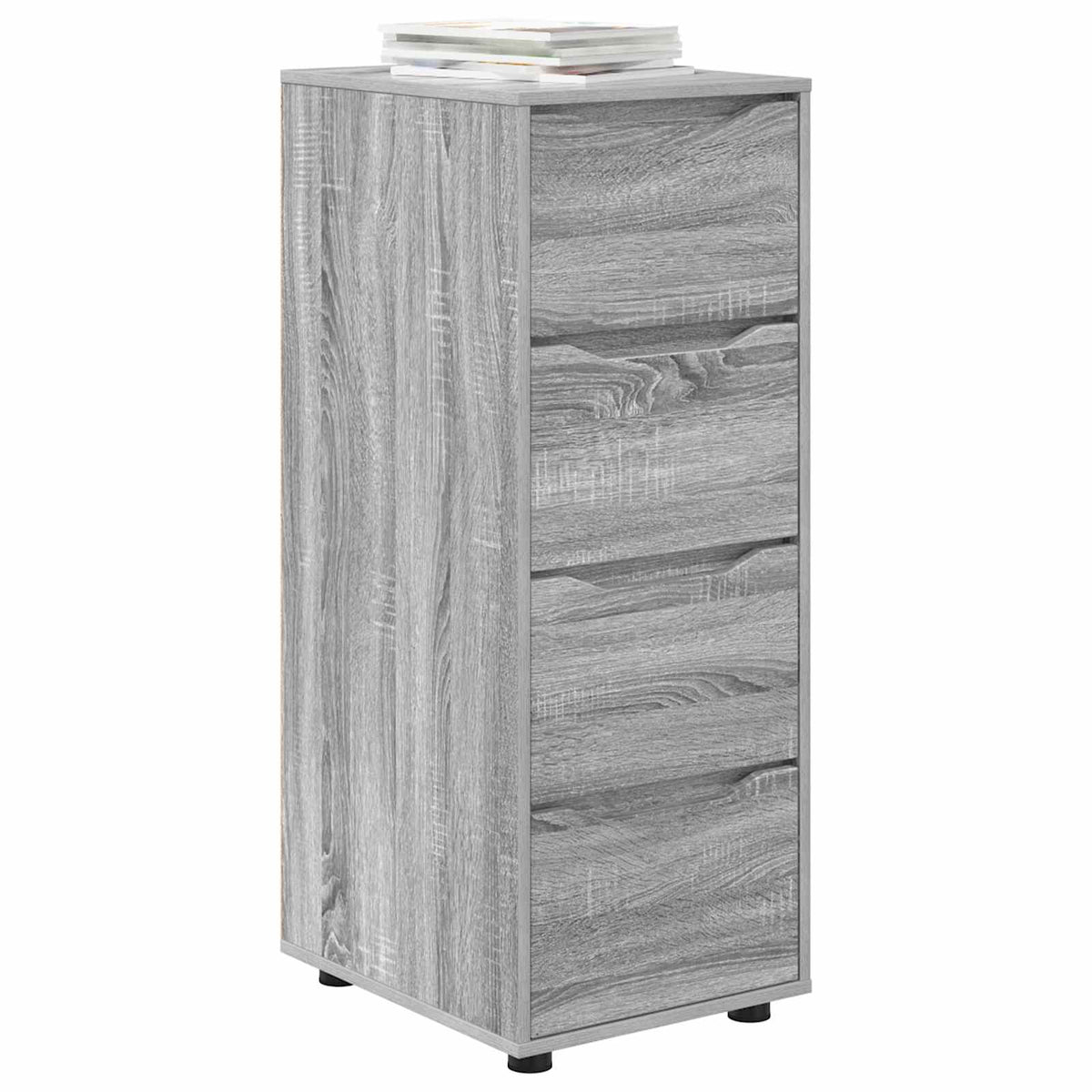 Vidaxl opbergkast 40 x 48 x 105 cm bewerkt hout grijs sonoma