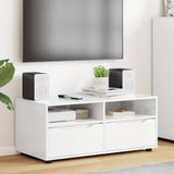 Vidaxl tv-kast 100 x 48 x 43 cm hoogglans wit bewerkt hout