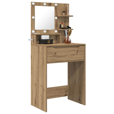Vidaxl slaapkamer kaptafels artisan eiken 80 x 39,6 x 135 cm