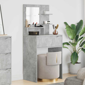 Vidaxl slaapkamer kaptafels beton grijs 80 x 39,6 x 135 cm