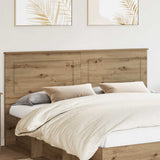 Vidaxl hoofdbord artisan eik geconstrueerd hout