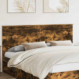 Vidaxl hoofdbord gerookte eik 100 cm geconstrueerd hout