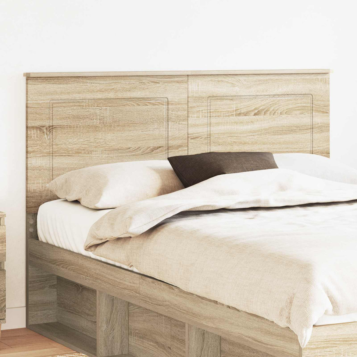 Vidaxl hoofdbord sonoma eiken 100 cm geconstrueerd hout