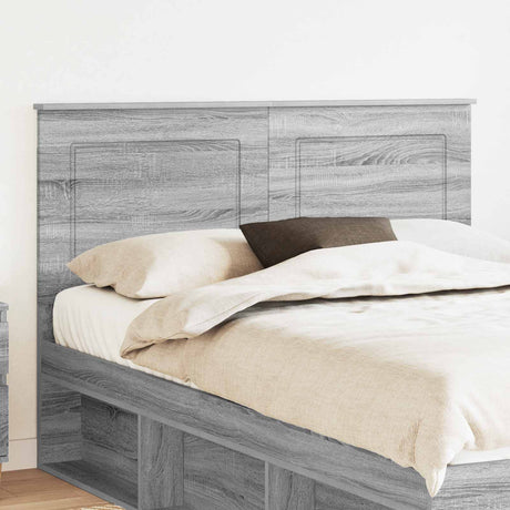 Vidaxl hoofdbord grijze sonoma 100 cm geconstrueerd hout