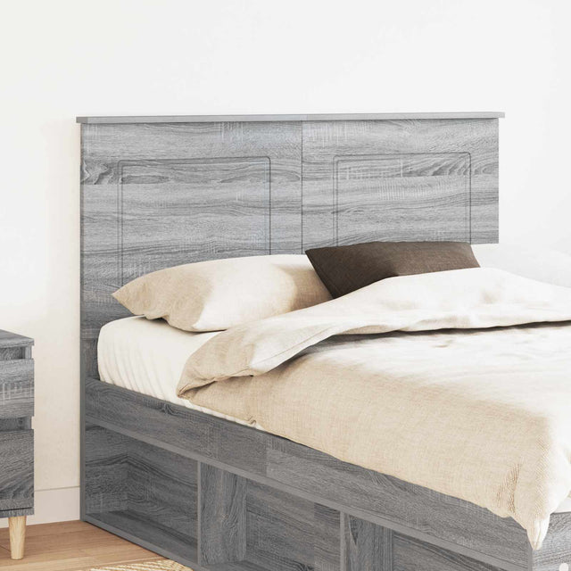 Vidaxl hoofdbord grijze sonoma 100 cm geconstrueerd hout
