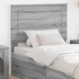 Vidaxl hoofdbord grijze sonoma 100 cm geconstrueerd hout