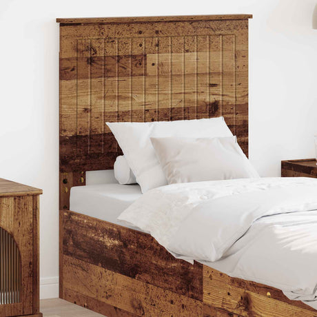 Vidaxl hoofdbord oud hout bewerkt hout